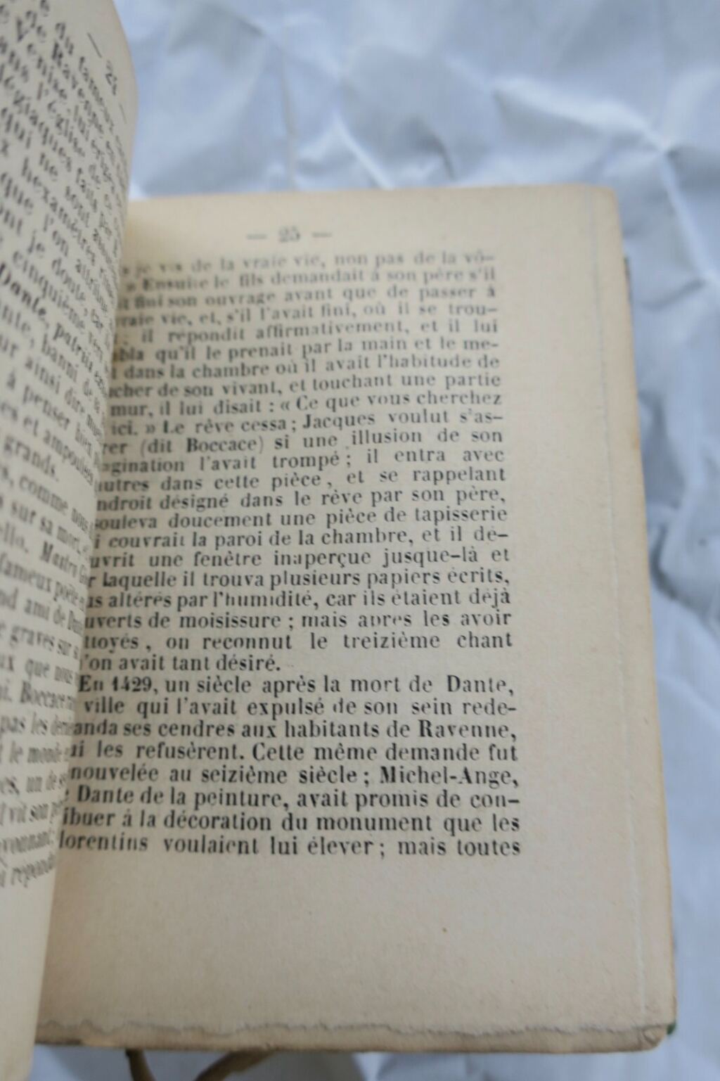 Dante's early years and self-reflection