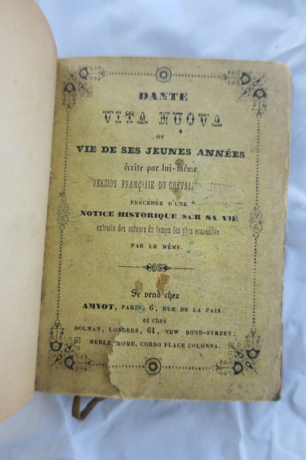 Dante's early years and self-reflection