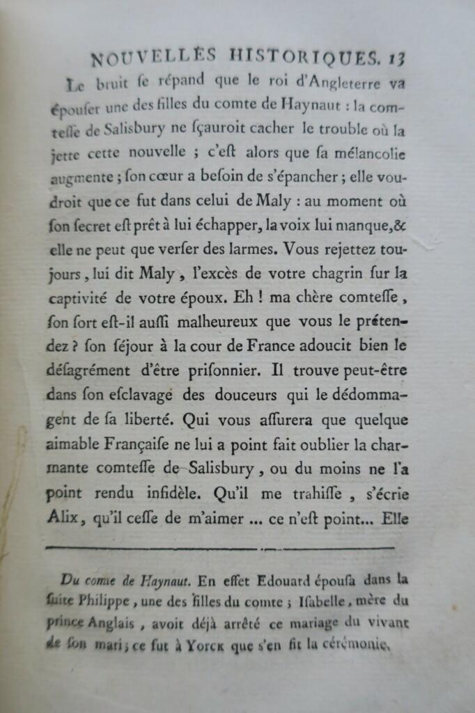 Historical tales from 1774