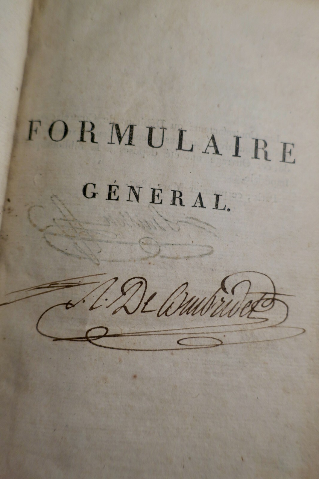 DAUBANTON Formulaire général des actes ministériels DAUBANTON 1807 – Image 9