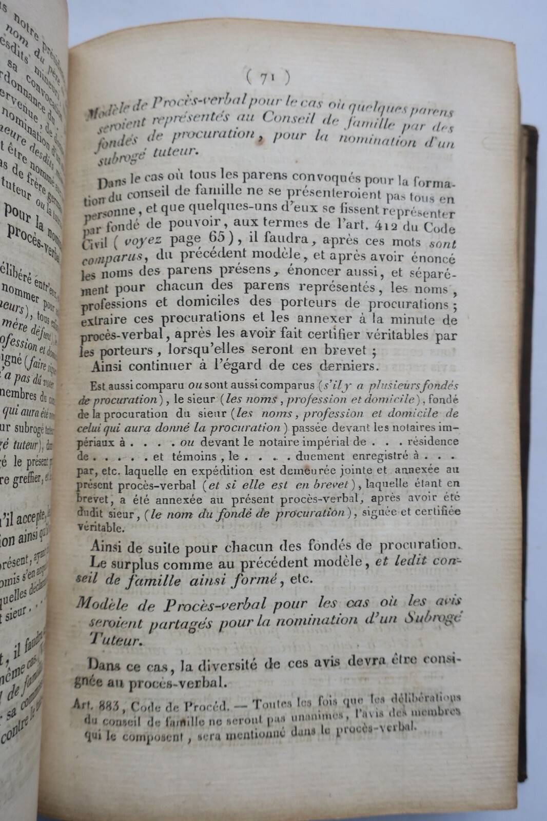 DAUBANTON Formulaire général des actes ministériels DAUBANTON 1807 – Image 5
