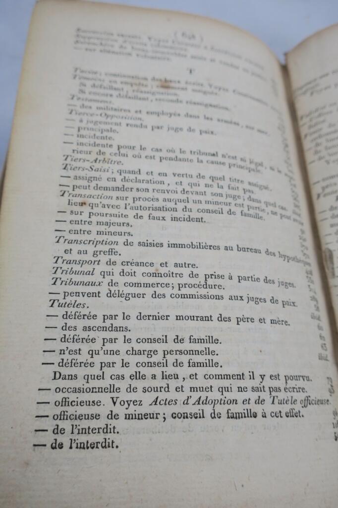 DAUBANTON Formulaire général des actes ministériels DAUBANTON 1807