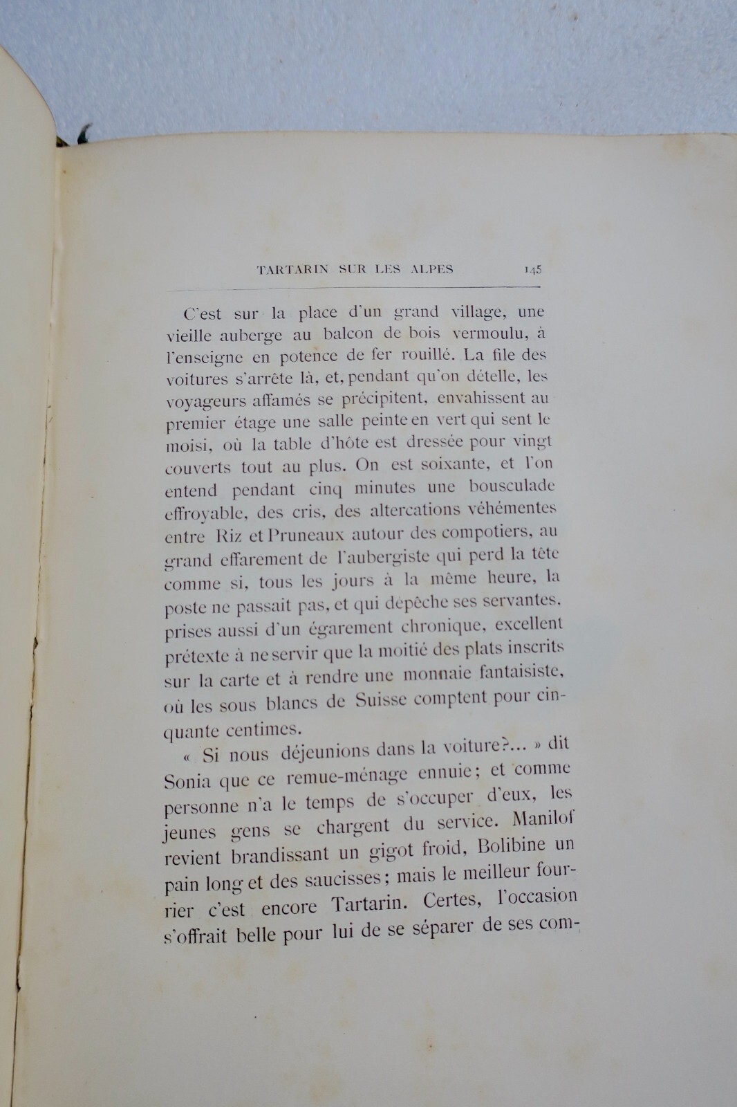 1885年达尔丹的阿尔卑斯冒险<span class="lla-card-orig-wrap"><span class="lla-card-orig">❦ DAUDET 1885 Tartarin sur les Alpes Nouveaux exploits du héros Tarasconnais</span></span> - La Librairie Antique