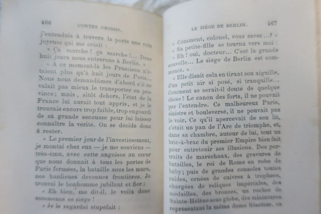 Daudet, Alphonse. Contes Choisis, 1880 mini