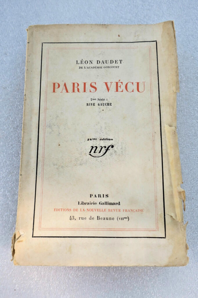 Leon Daudets Erinnerungen an Paris