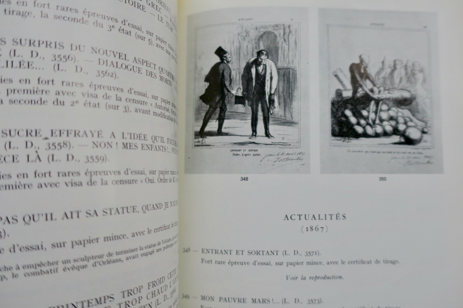 Auction catalog featuring Daumier's works - Image 8
