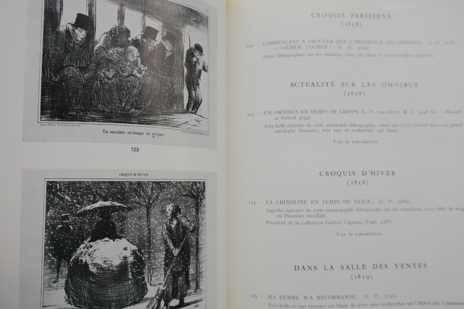 Auction catalog featuring Daumier's works - Image 3