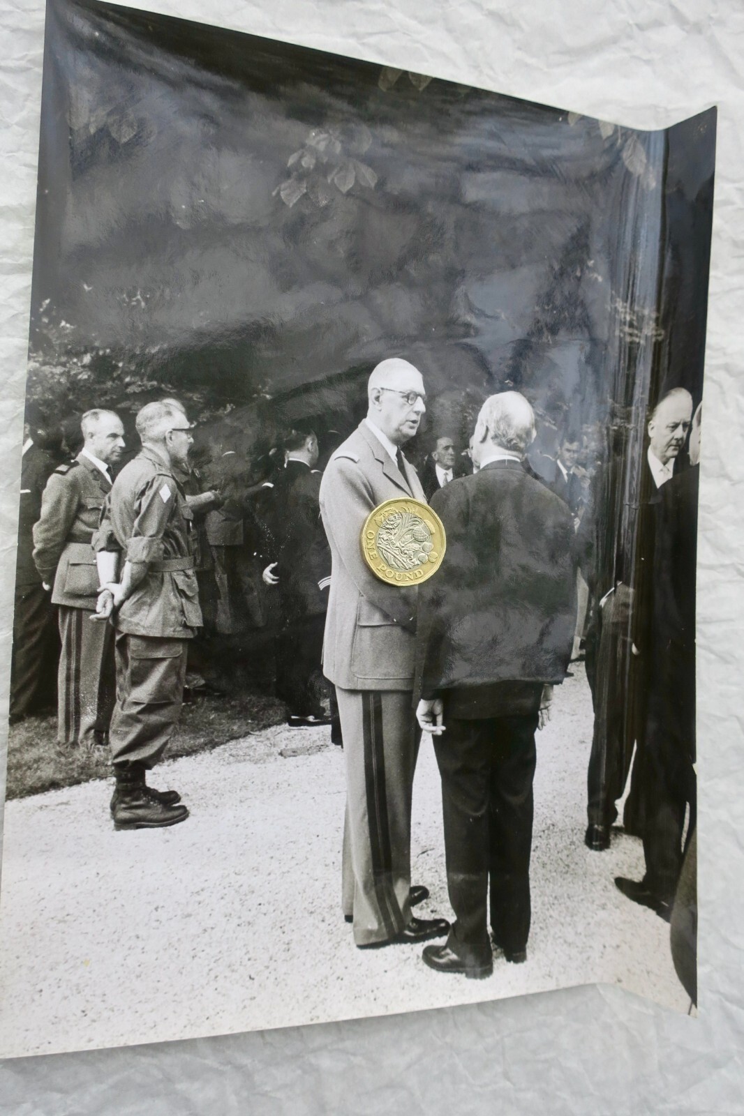 DE GAULLE photo argentique 18 x 24 cm – Image 3