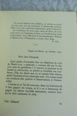 Tribute to Edouard - First Edition with Dedication