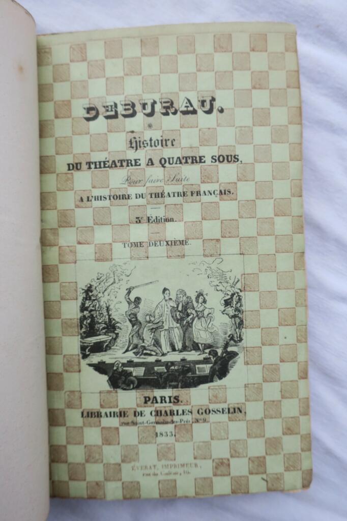 Geschichte des Viergroschen-Theaters, Paris 1833