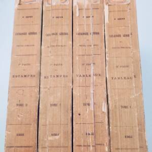 DEFER CATALOGUE GENERAL des ventes publiques de TABLEAUX ET ESTAMPES depuis