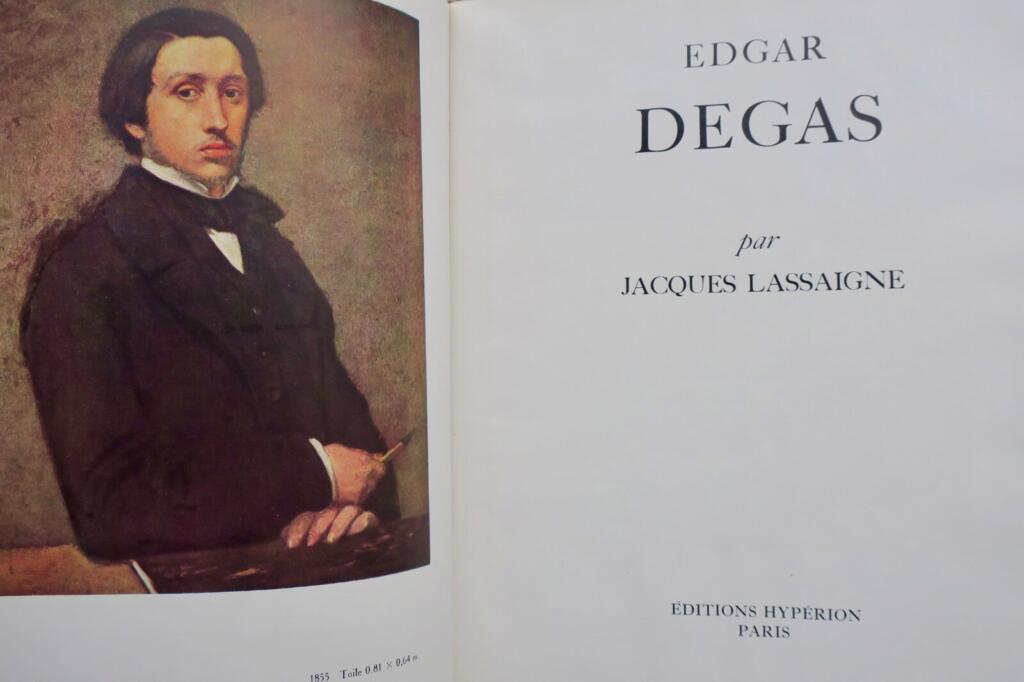 Degas LASSAIGNE Degas 1947