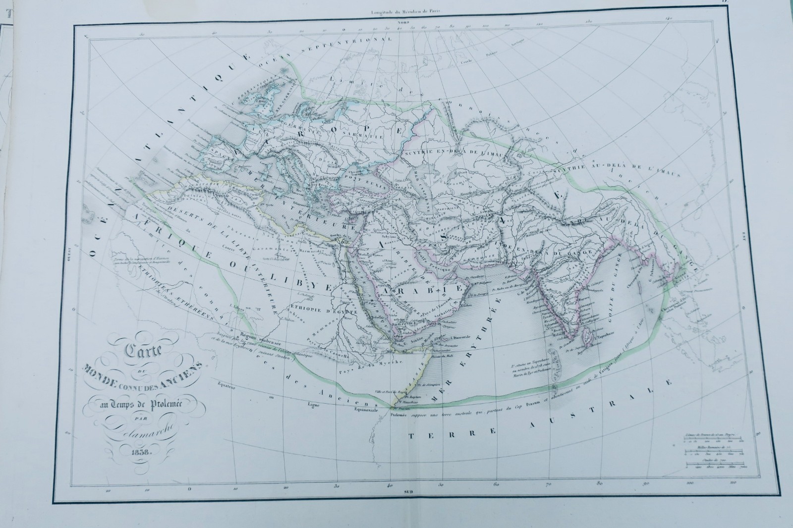 Delamarche Atlas de la Geographie Ancienne, du Moyen-Age, et moderne 1842 – Image 7