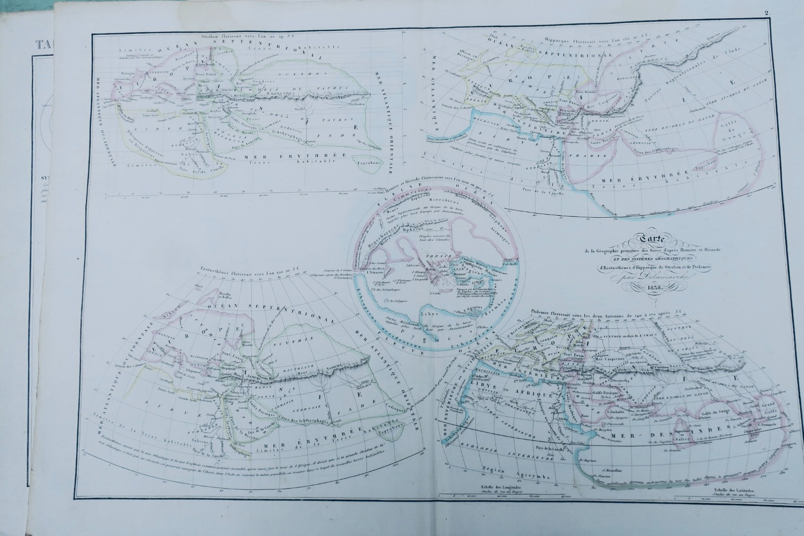 Delamarche Atlas de la Geographie Ancienne, du Moyen-Age, et moderne 1842 – Image 9