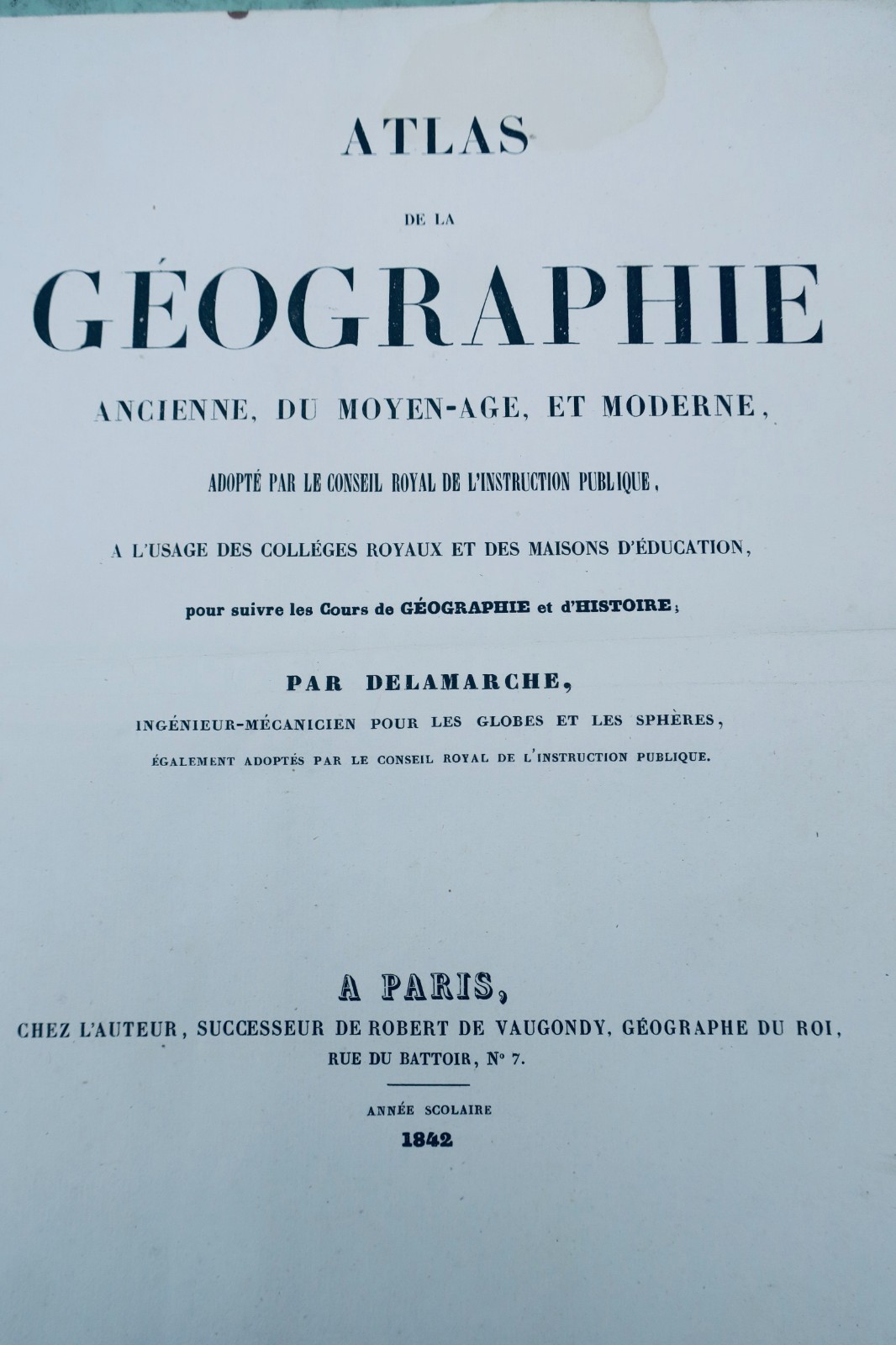Delamarche Atlas de la Geographie Ancienne, du Moyen-Age, et moderne 1842 – Image 12