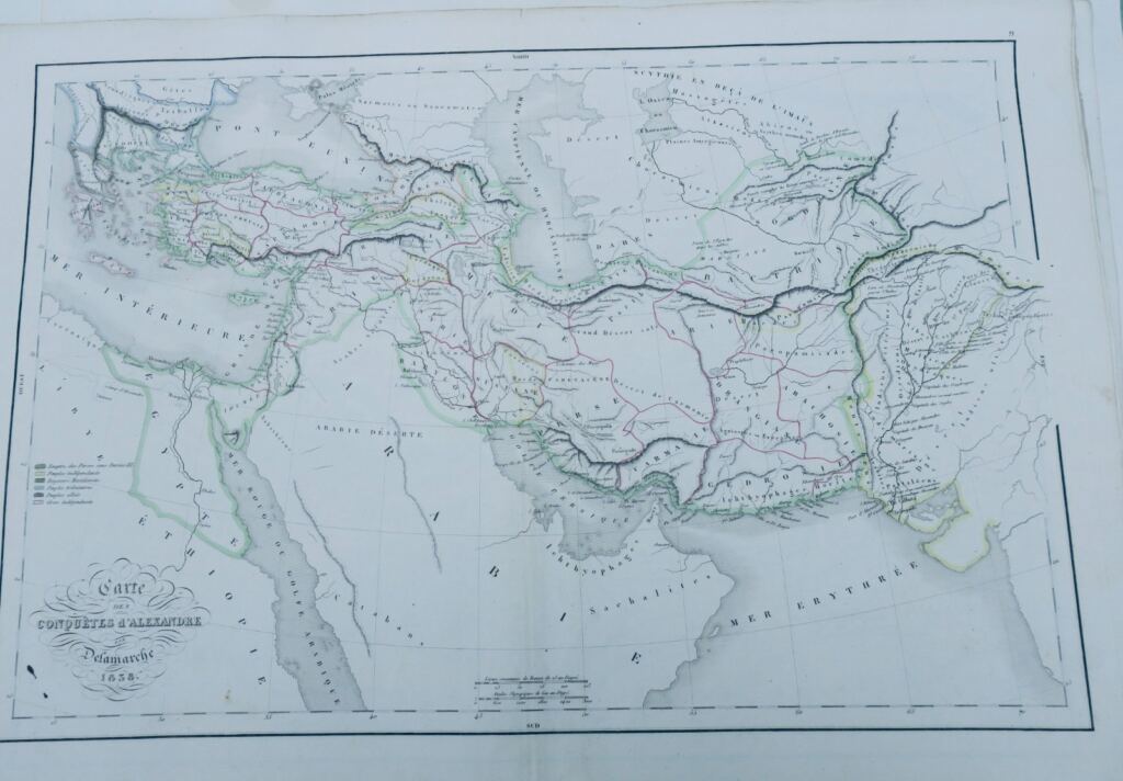 Delamarche Atlas de la Geographie Ancienne, du Moyen-Age, et moderne 1842