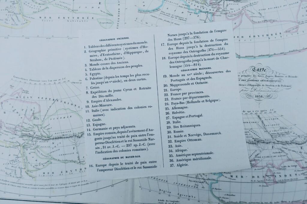 Delamarche Atlas de la Geographie Ancienne, du Moyen-Age, et moderne 1842