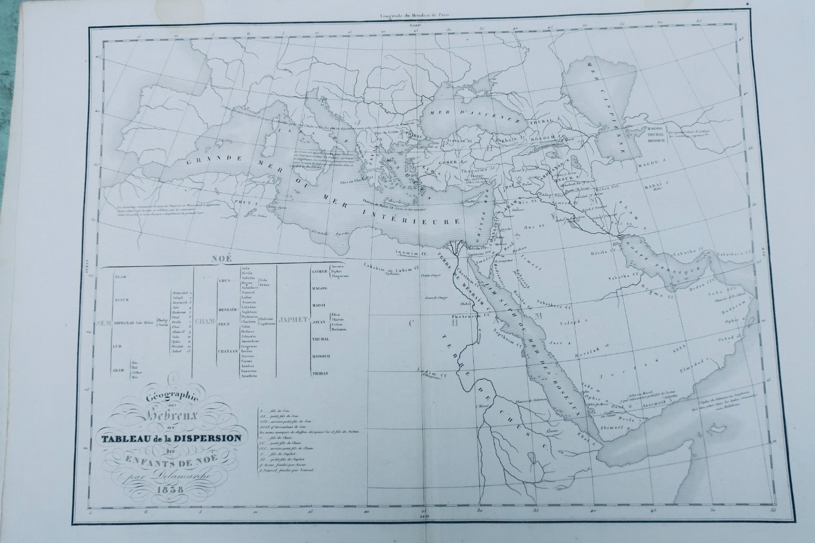 Delamarche Atlas de la Geographie Ancienne, du Moyen-Age, et moderne 1842 – Image 6