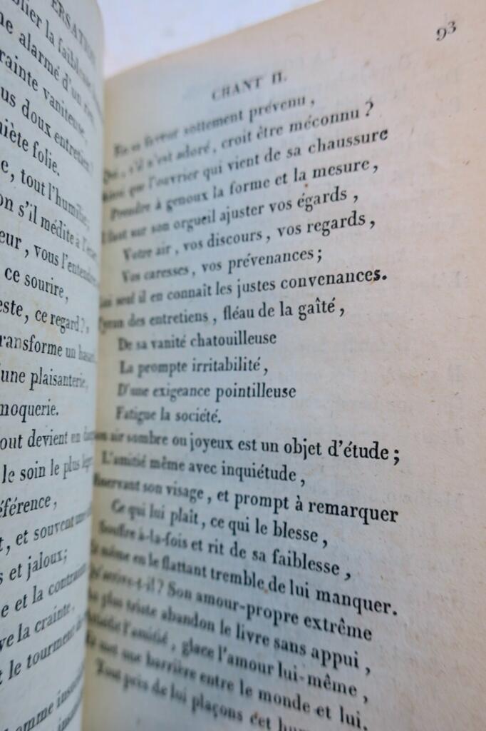 Didactic poem on social discourse and human nature