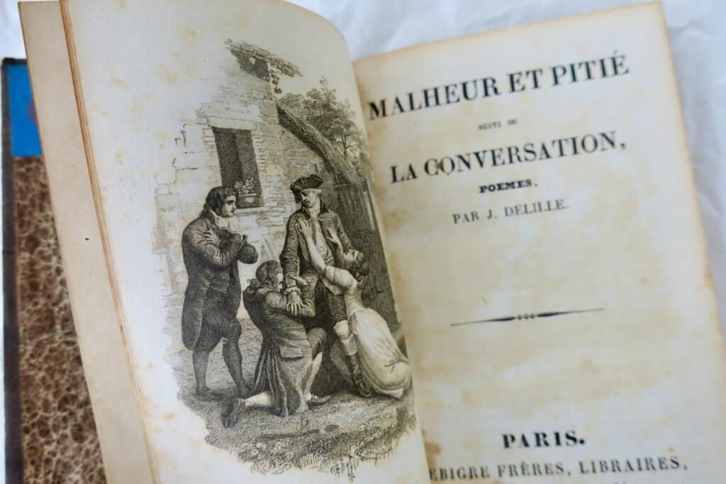 DELILLE MALHEUR ET PITIE – SUIVI DE LA CONVERSATION, POEMES 1834
