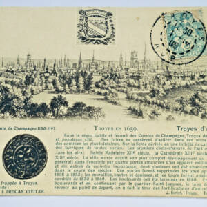 denier TROYES d'Autrefois - Troyes en 1650