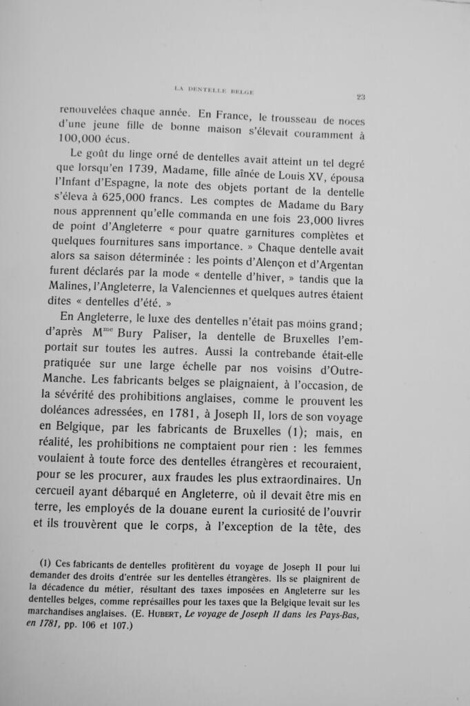Erforschung der belgischen Spitze
