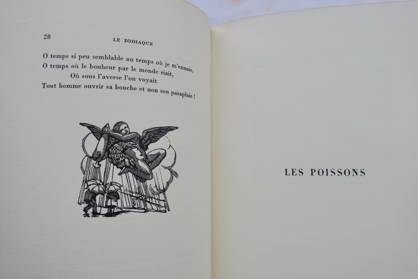 DEREME Le Zodiaque ou les étoiles sur Paris. Poèmes bois de Feidel – Image 5
