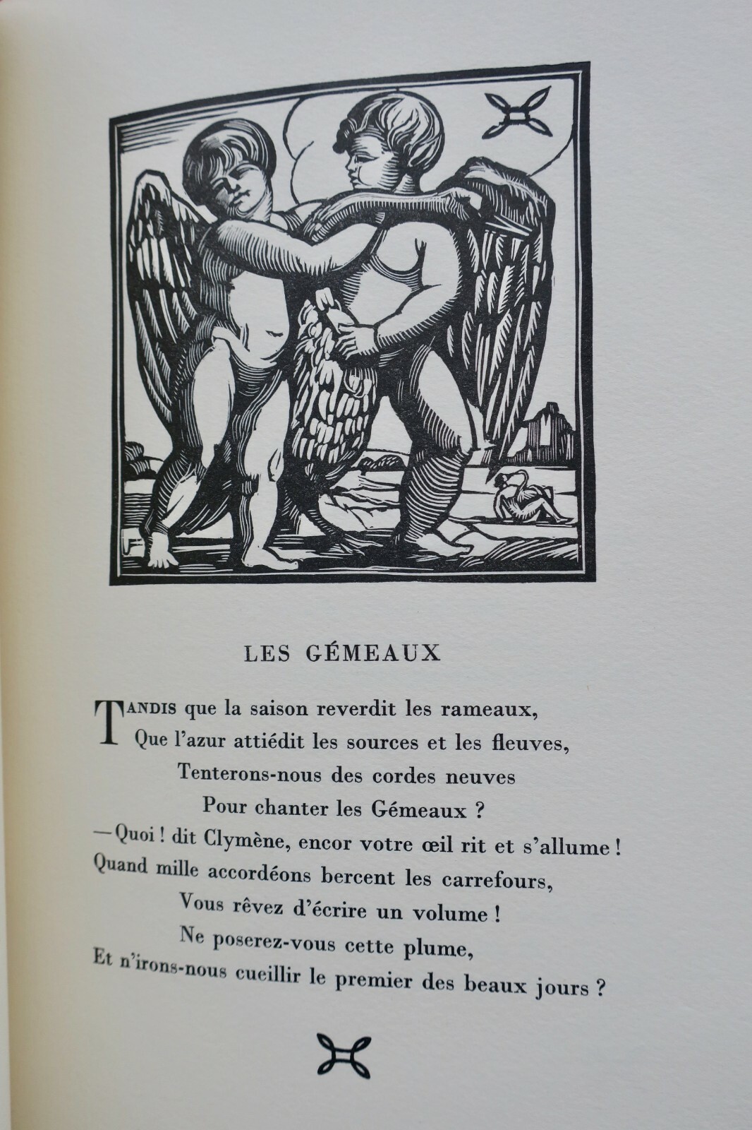 DEREME Le Zodiaque ou les étoiles sur Paris. Poèmes bois de Feidel – Image 4