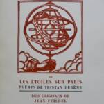 DEREME Le Zodiaque ou les étoiles sur Paris. Poèmes bois de Feidel