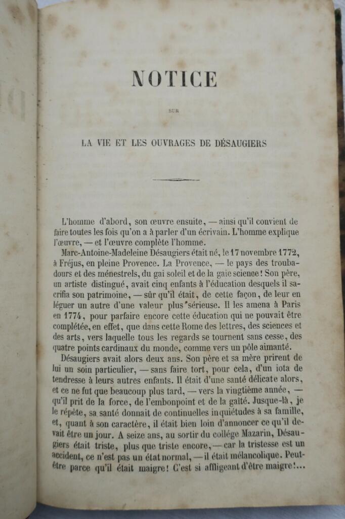 Lieder von DESAUGIERS