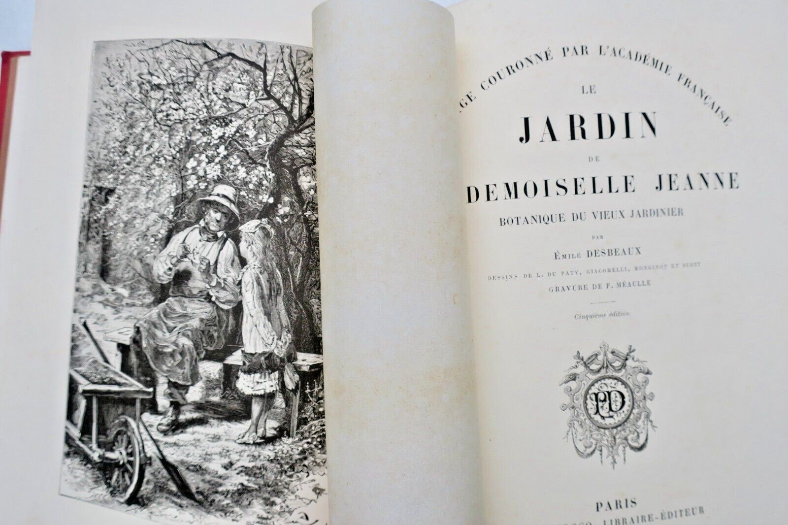 Desbeaux, Emile. Garden Of Mademoiselle Jeanne. Botanics Of The Old Gardener – Image 6