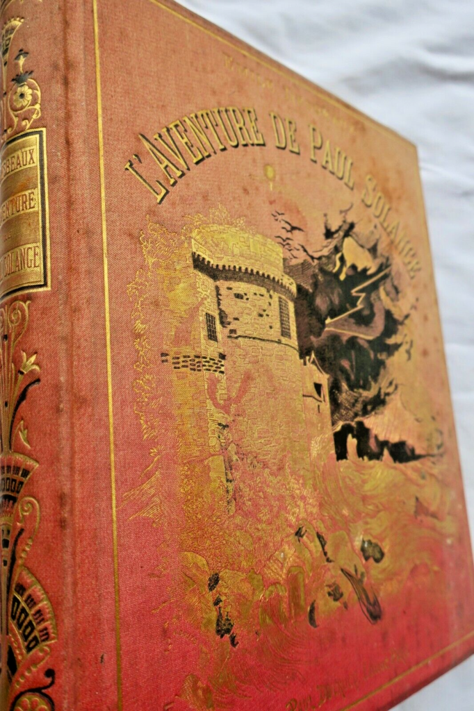 Desbeaux L’aventure de Paul Solange 1888 plat historié