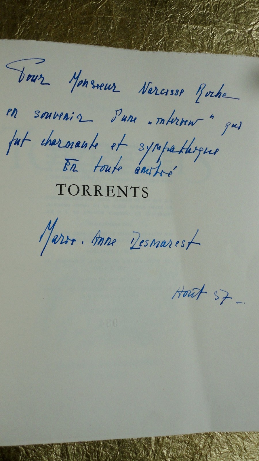 DESMAREST Torrents. illustré par Hofer - La Librairie Antique
