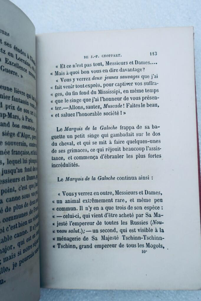 DESNOYERS LOUIS LES MESAVENTURES DE JEAN-PAUL CHOPPART 1873