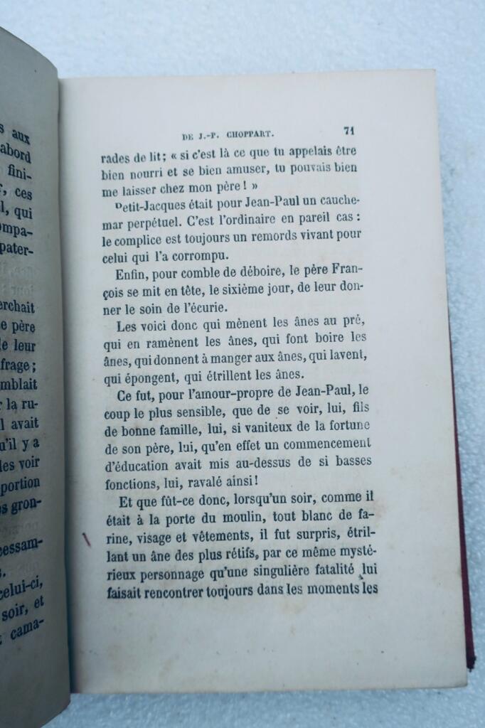 DESNOYERS LOUIS LES MESAVENTURES DE JEAN-PAUL CHOPPART 1873