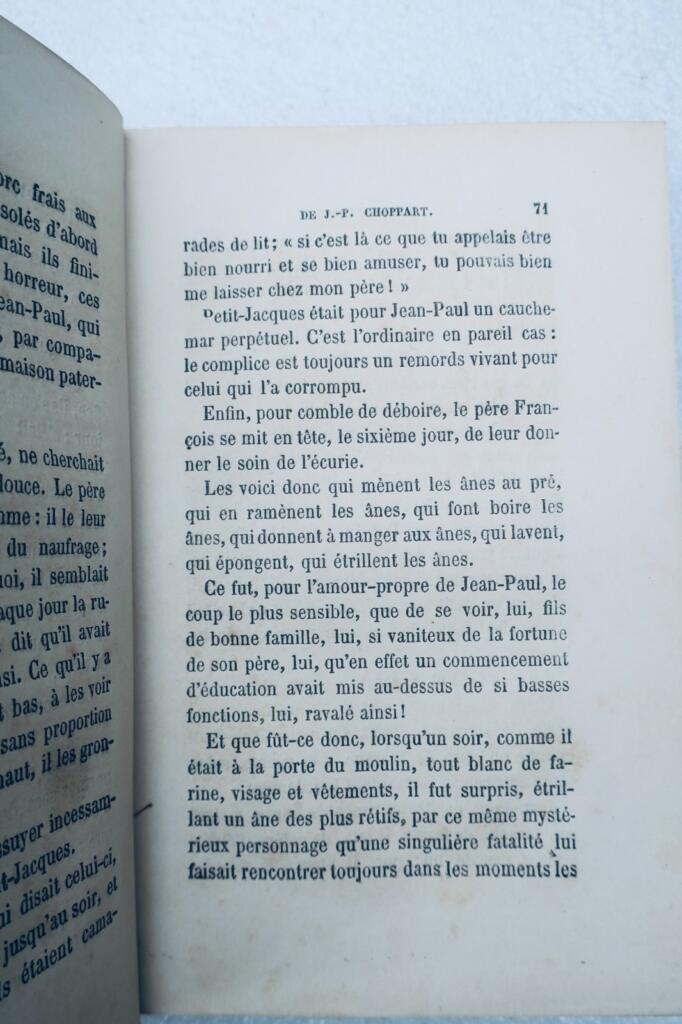 DESNOYERS LOUIS LES MESAVENTURES DE JEAN-PAUL CHOPPART 1873