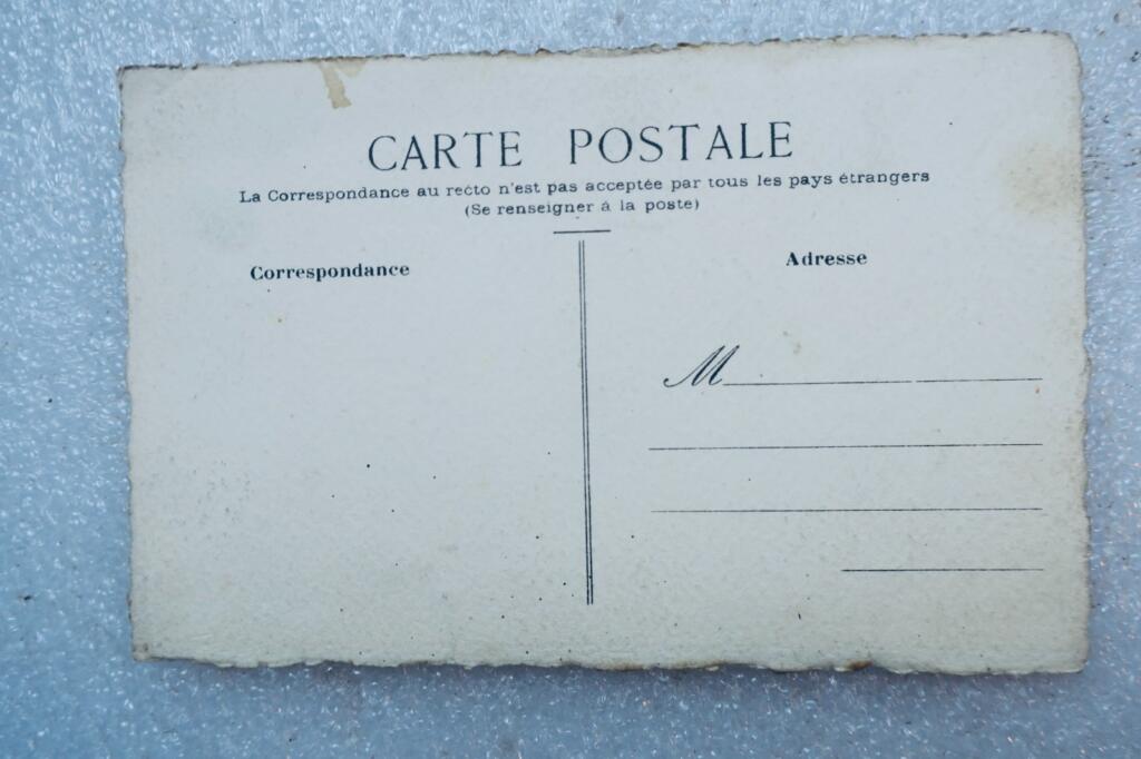 Original Bleistiftzeichnung auf Postkarte