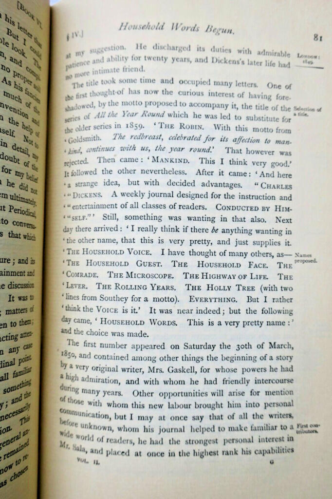 Dickens biography, limited Japanese paper edition