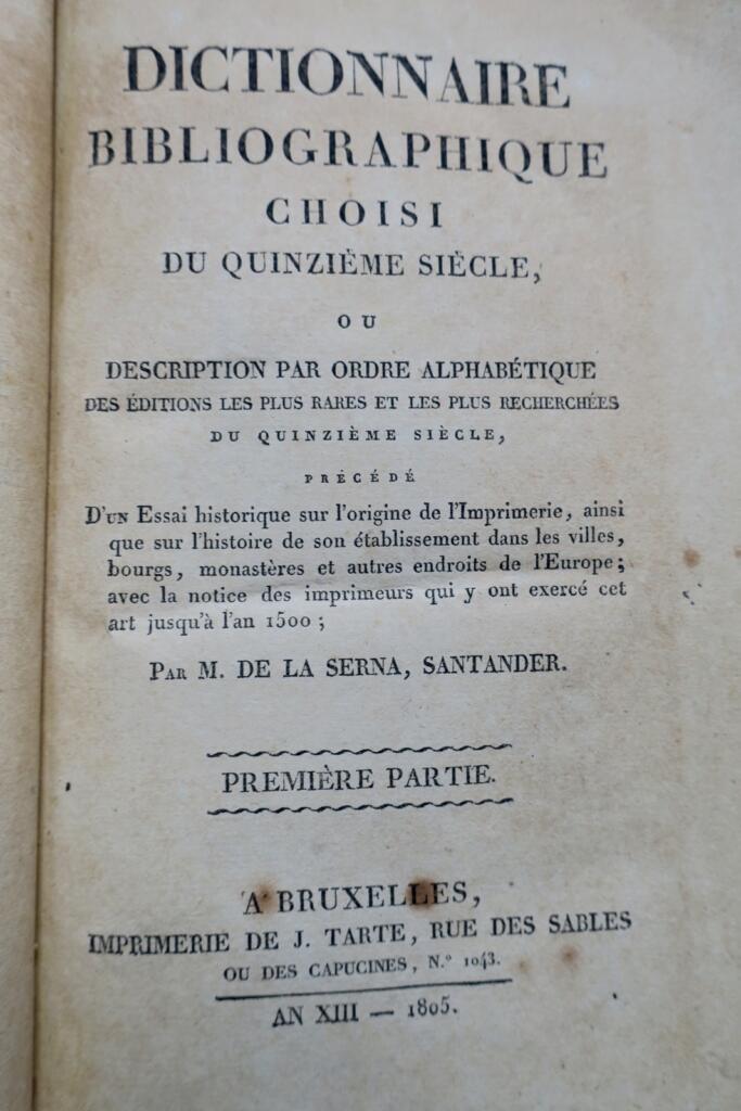 Bibliografisches Wörterbuch des 15. Jahrhunderts