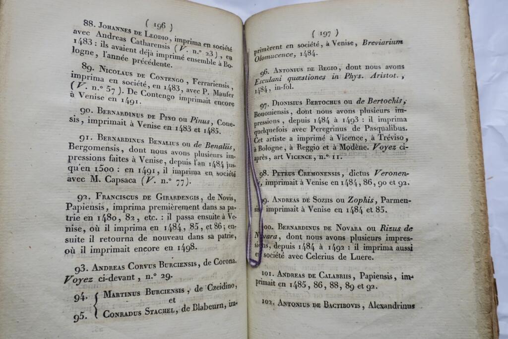 Dictionnaire bibliographique choisi du quinzième siècle 1805