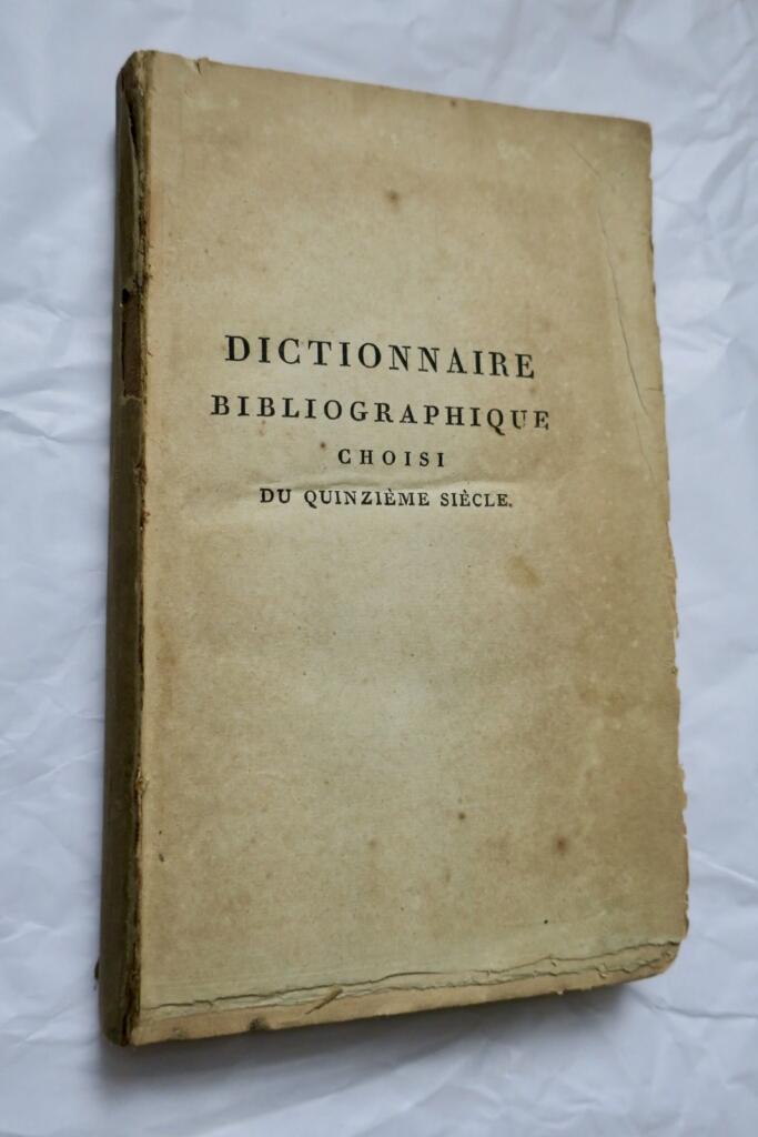 Bibliografisches Wörterbuch des 15. Jahrhunderts
