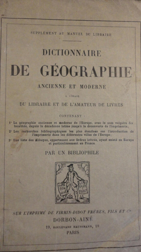 Geographic Reference for Book Trade Professionals