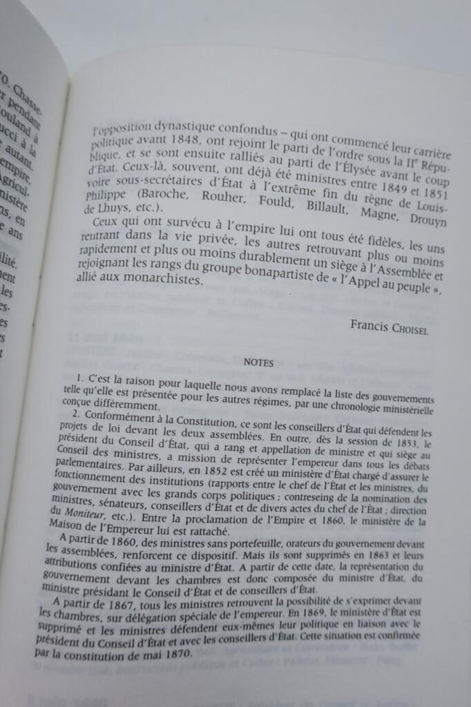Wörterbuch der französischen Minister