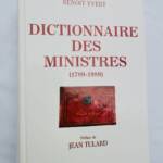 DICTIONNAIRE DES MINISTRES 1789-1989 - La Librairie Antique