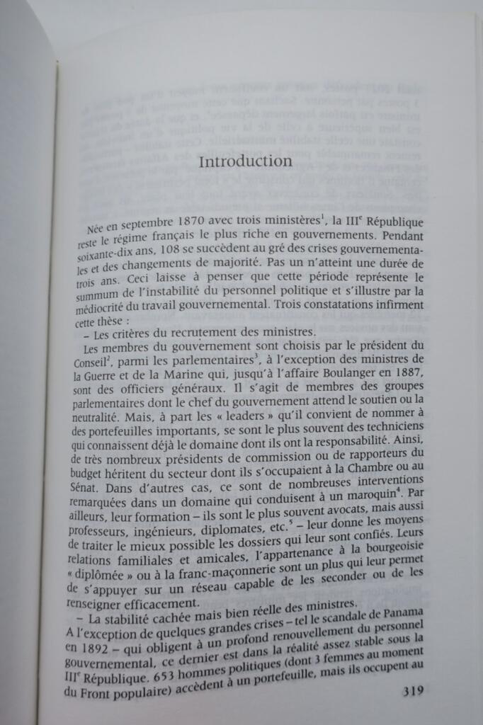 Französisches Ministerverzeichnis 1789-1989