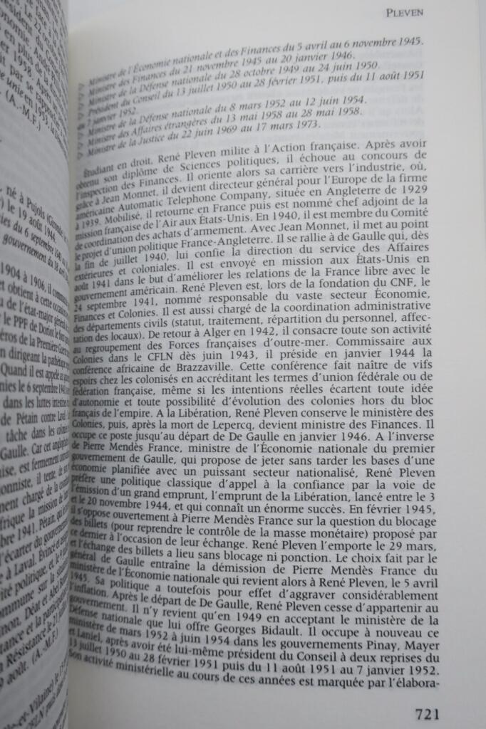 Wörterbuch der französischen Minister
