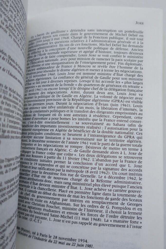 Wörterbuch der französischen Minister