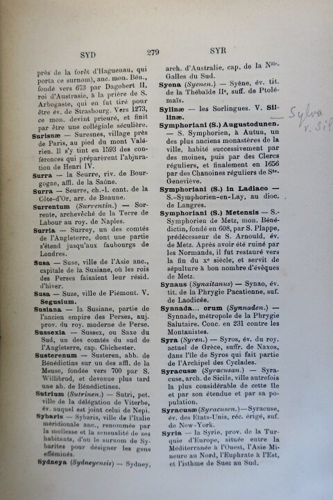 ラテン語・フランス語固有地名辞典<span class="lla-card-orig-wrap"><span class="lla-card-orig">❦ Dictionnaire Latin-Francais des Noms Propres de Lieux 1897</span></span> - La Librairie Antique