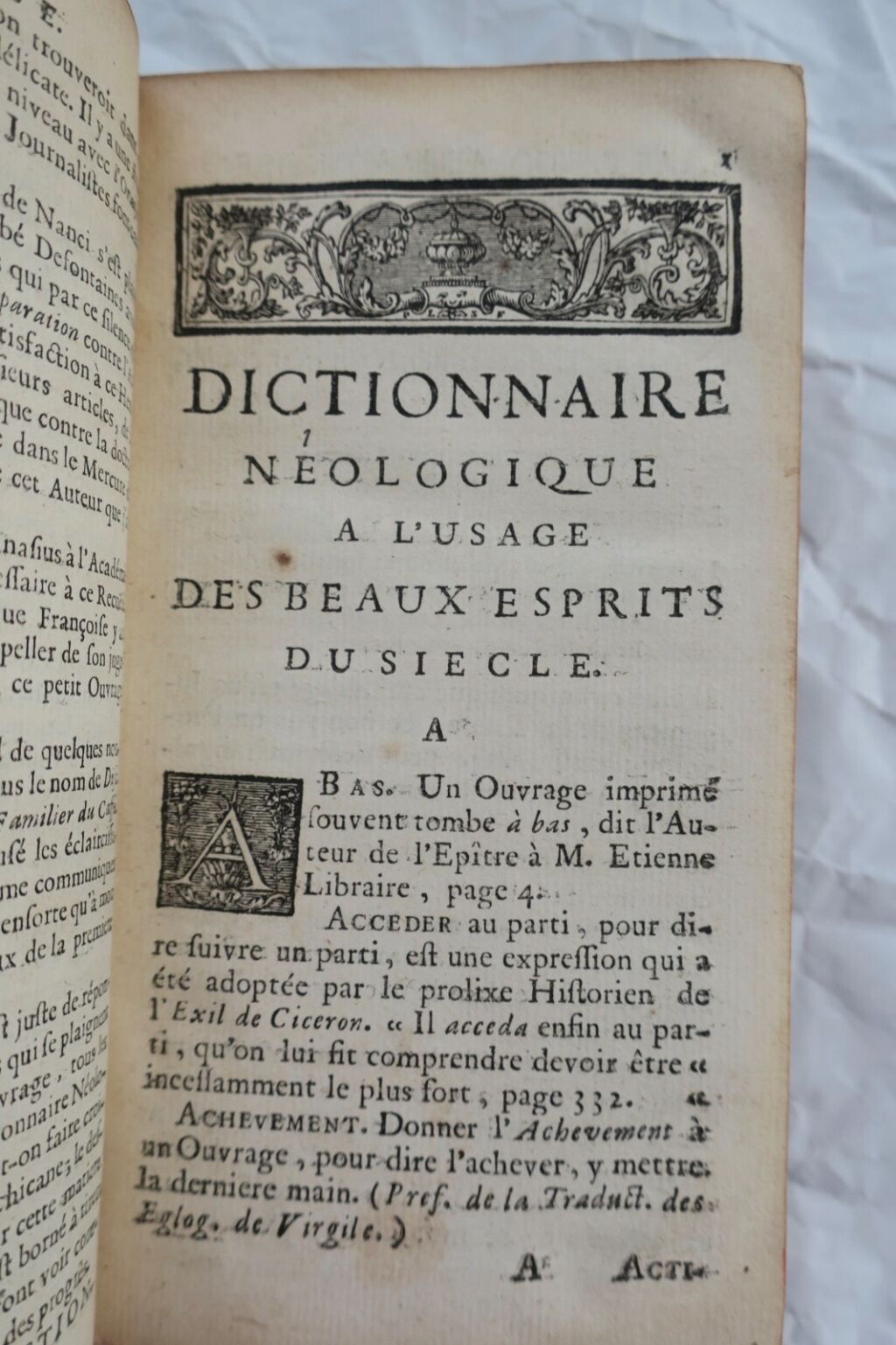 Neologisches Wörterbuch für geistvolle Köpfe des 18. Jahrhunderts