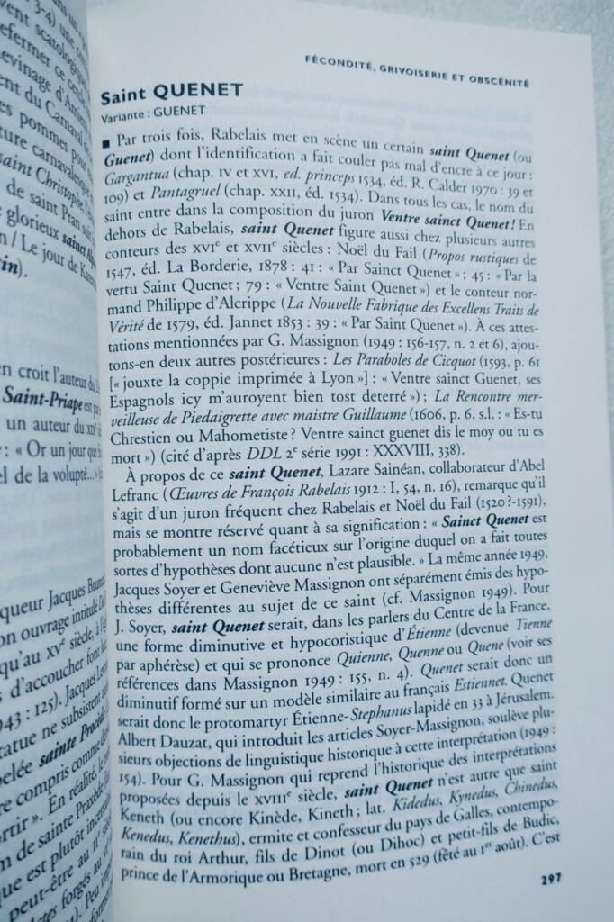 Thematic and Geographical Dictionary of Imaginary Saints